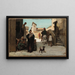 La favola del mugnaio, del suo figlio e dell'asino n° 4 - Elihu Vedder — quadro incorniciato alla parete