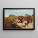 Die Fabel des Müllers, seines Sohnes und des Esels Nr. 7 - Elihu Vedder — gerahmtes Bild an der Wand