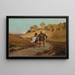 La favola del mugnaio, di suo figlio e dell'asino N° 8 - Elihu Vedder — quadro incorniciato alla parete