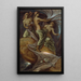 Die Parzen, die die Sterne versammeln - Elihu Vedder — gerahmtes Bild an der Wand