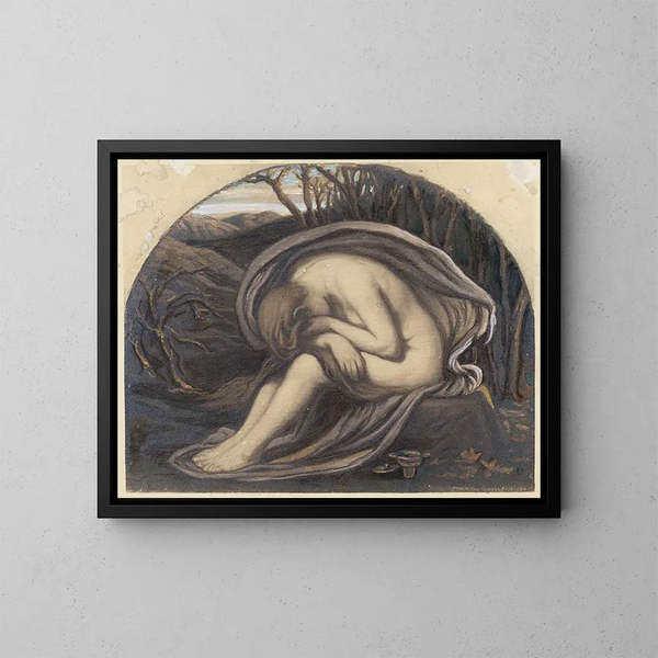 La Madeleine - Elihu Vedder — quadro incorniciato alla parete