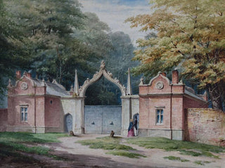 Elijah Walton - Lodge Gates Entrance To Aston Hall.webp