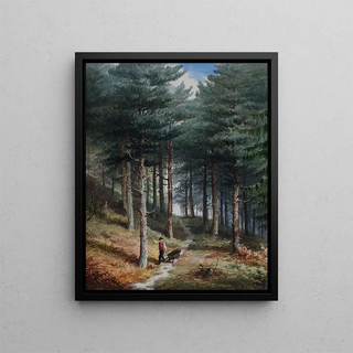 Elijah Walton - Rednal Wood Man With A Barrow.webp