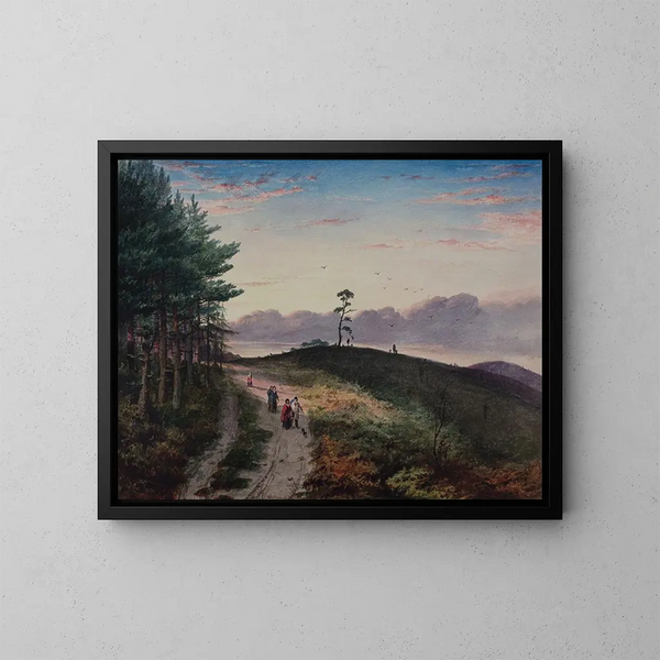 Route auf Cofton Hill - Elijah Walton — gerahmtes Bild an der Wand