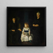 Elinor Jean and Anna - George Wesley Bellows — framed artwork on a wall