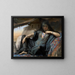 Ein ägyptischer Tontöpfer in Gizeh - Elisabeth Jerichau-Baumann — gerahmtes Bild an der Wand
