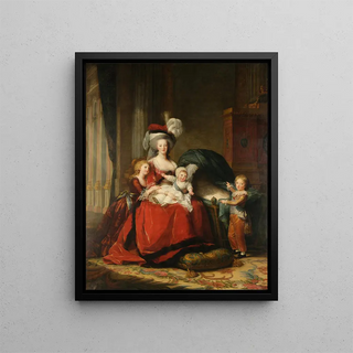 Elisabeth Louise Vige Le Brun - MarieAntoinette de LorraineHabsbourg Queen of France and her children.webp