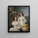 Brothers and Sisters - Élisabeth Modell — framed artwork on a wall