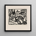 Elisabethufer Berlin - Ernst Ludwig Kirchner — gerahmtes Bild an der Wand
