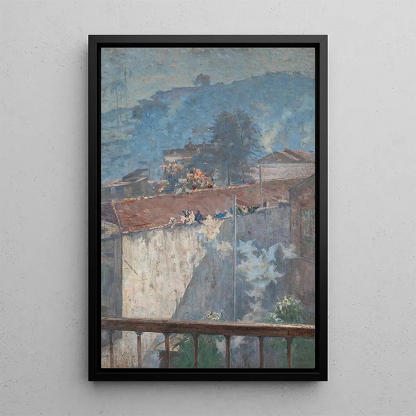 Tauben aus meinem Atelier - Eliseu Visconti — gerahmtes Bild an der Wand