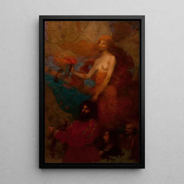 La Providence guide Cabral - Eliseu Visconti — gerahmtes Bild an der Wand