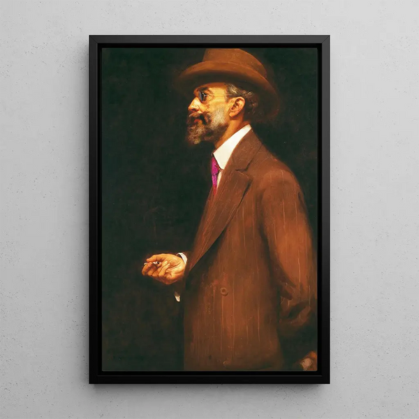 Reproduktion des Gemäldes Portrait de Gonzaga Duque - Eliseu Visconti