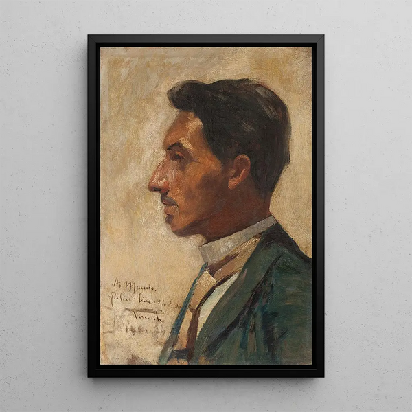 Reproduktion des Gemäldes Portrait de Macedo - Eliseu Visconti