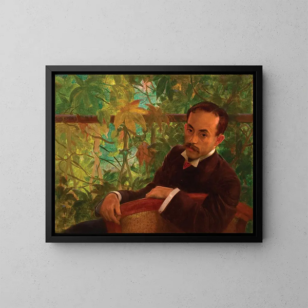 Portrait d'Ovdio Romeiro - Eliseu Visconti — gerahmtes Bild an der Wand