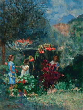 Eliseu Visconti - Trs meninas no jardim.webp