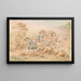 Karrenwagen mit sechs Kindern - Elizabeth Countess of Harrington — gerahmtes Bild an der Wand