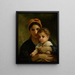 Copia di Giovane ragazza e bambino - Elizabeth Jane Gardner Bouguereau — quadro incorniciato alla parete