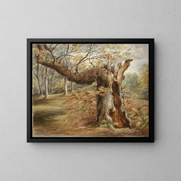 Baum im Verfall - Elizabeth Murray — gerahmtes Bild an der Wand