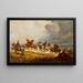 Artillerie française en marche - Elizabeth Southerden Thompson — gerahmtes Bild an der Wand