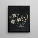Album de fleurs en papier découpé Pl21 - Ellen W. — gerahmtes Bild an der Wand