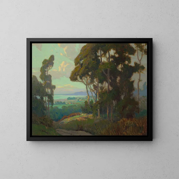 Die Straße zum Meer - Elmer Wachtel — gerahmtes Bild an der Wand