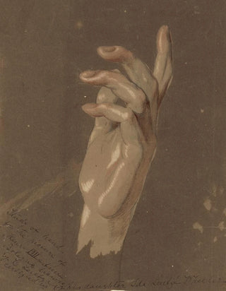 Emanuel Leutze - Study of hand.webp
