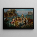Nettuno e le ninfe dell'acqua - Emanuel Oberhauser — quadro incorniciato alla parete