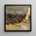 A Embusqués Hinter Einer Mauer Soldaten Der Linie A Fragment Des Panoramas Der Schlacht Von Champigny - Jean-Baptiste Édouard Detaille — gerahmtes Bild an der Wand