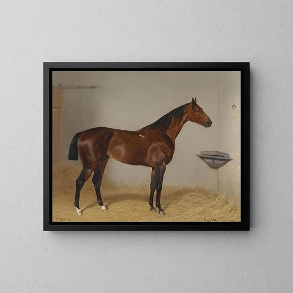 Saint Galmier - Emil Adam — gerahmtes Bild an der Wand