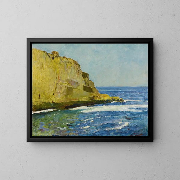 Bald Head Cliff, York, Maine - Emil Carlsen — gerahmtes Bild an der Wand