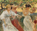 Le tre grazie sotto un albero in fiore - Emil Czech — vista dell’opera