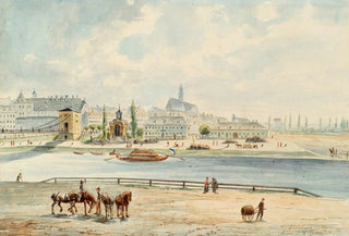 Emil Htter - Die Schanzelmaut in Wien.webp
