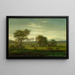 Landschaft des oberen Rheins - Emil Lugo — gerahmtes Bild an der Wand