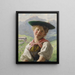 Tête de Dirndl - Emil Rau — gerahmtes Bild an der Wand