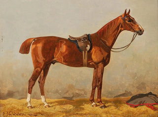 Emil Volkers - Chestnut in the Stable.webp