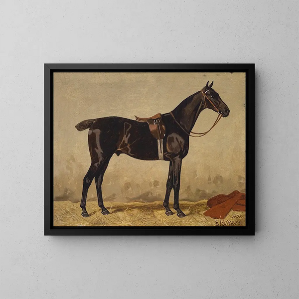 Rappes dans le paysage - Emil Volkers — gerahmtes Bild an der Wand