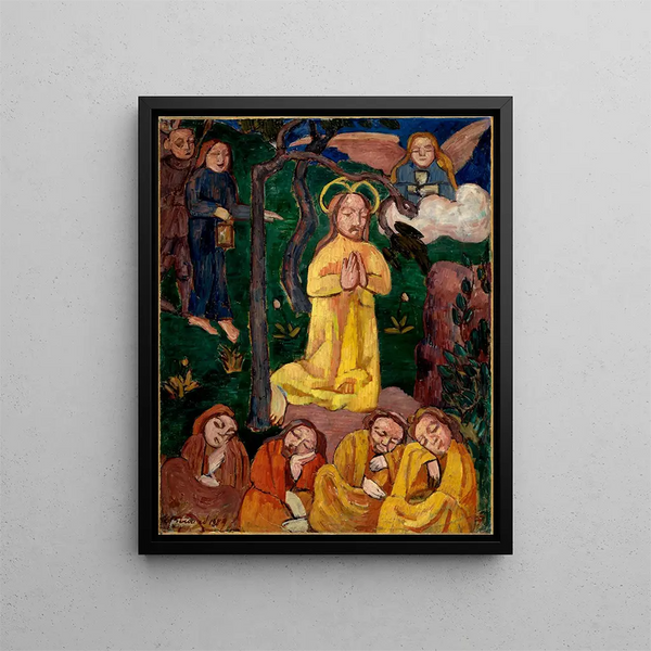 Cristo giallo - Émile Bernard — quadro incorniciato alla parete