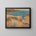 Nachmittag in Estrel, Côte d'Azur - Émile Claus — gerahmtes Bild an der Wand