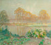 Landschaft mit Teich und Blumen - Émile Claus — Ansicht des Kunstwerks