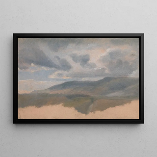 Emile Loubon - Landscape Study with Clouds.webp