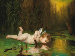 Emile Meyer - Cupid and his own reflection.webp