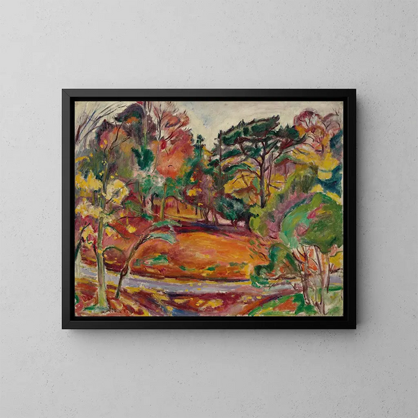 Autunno a Honfleur, la Costa della Grazia - Émile Othon Friesz — quadro incorniciato alla parete