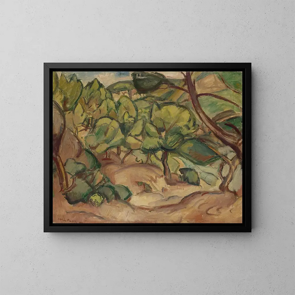 Nei pini - Émile Othon Friesz — quadro incorniciato alla parete