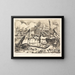 Bassin portuale di Kattendick ad Anversa - Émile Othon Friesz — quadro incorniciato alla parete