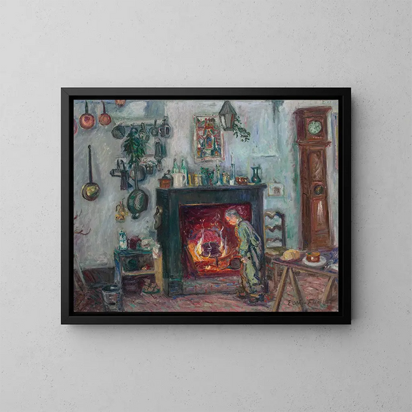 Interno a Parigi - Émile Othon Friesz — quadro incorniciato alla parete