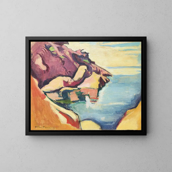 La Baie du Bec de l'Aigle, La Ciotat - Émile Othon Friesz — quadro incorniciato alla parete