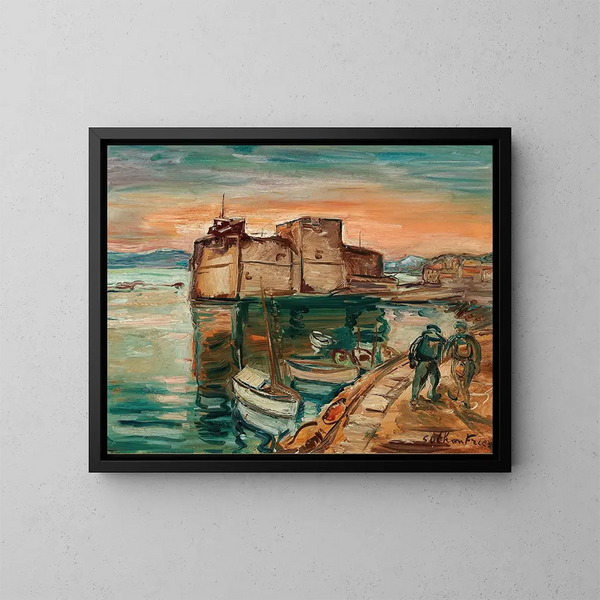 La Côte d'Azur - Émile Othon Friesz — quadro incorniciato alla parete