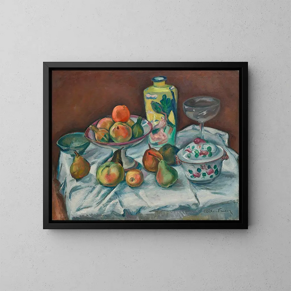 La Table après le dîner ou Nature morte avec vase vert - Émile Othon Friesz — quadro incorniciato alla parete
