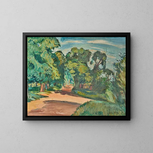 La croisée des chemins - Émile Othon Friesz — quadro incorniciato alla parete