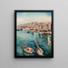 Das Hafen von Toulon - Émile Othon Friesz — gerahmtes Bild an der Wand